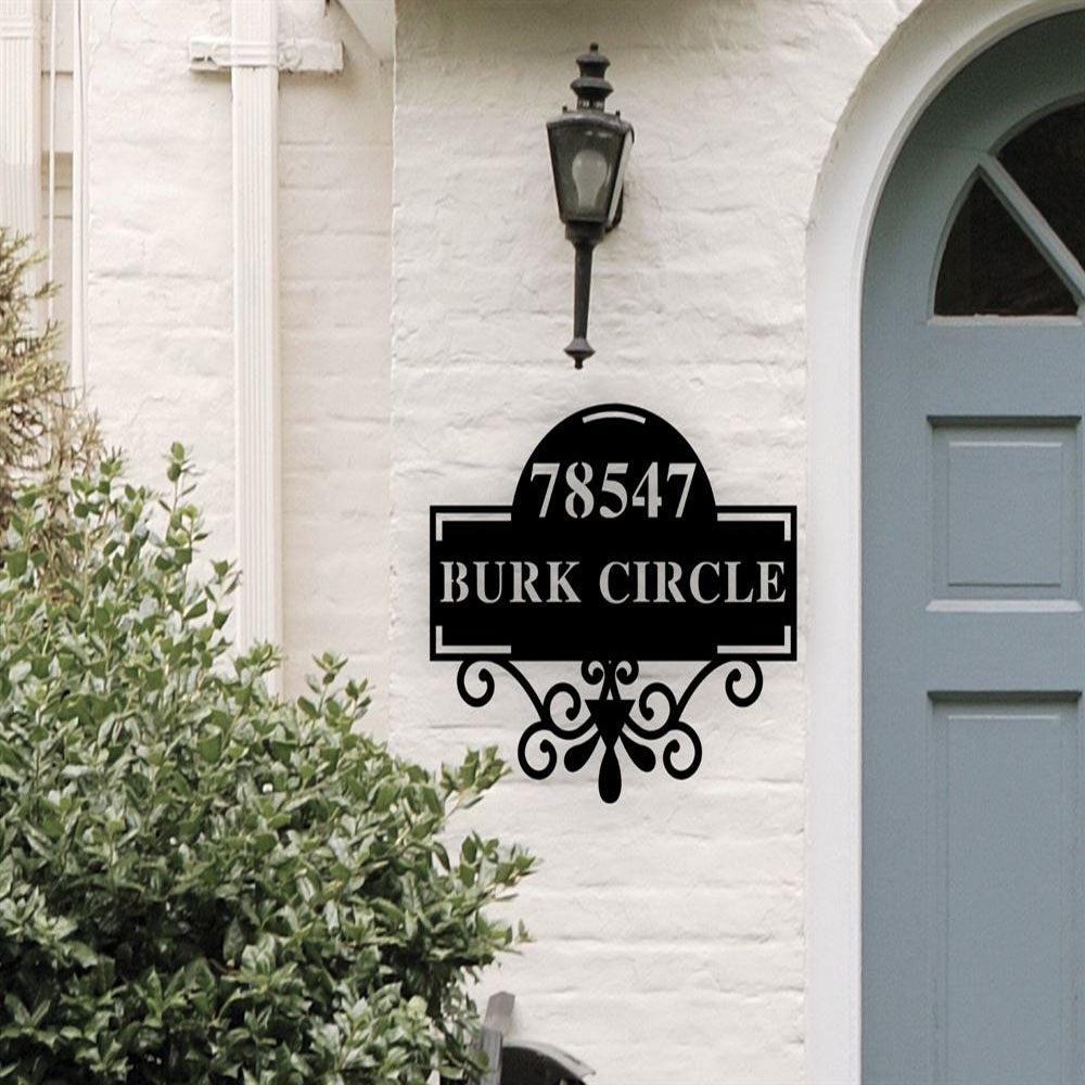 Custom Metal Address Sign Birds Home Numbers Birds Address Sign Outdoor Wall Decor Address Plaque Metal Wall Decor