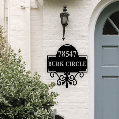 Custom Metal Address Sign Birds Home Numbers Birds Address Sign Outdoor Wall Decor Address Plaque Metal Wall Decor