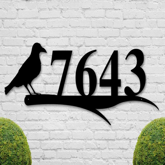 Custom Metal Address Sign, Camp Address Sign, Metal Hunter Camp Numbers, Address Plaque, Housewarming Gift, Hunting