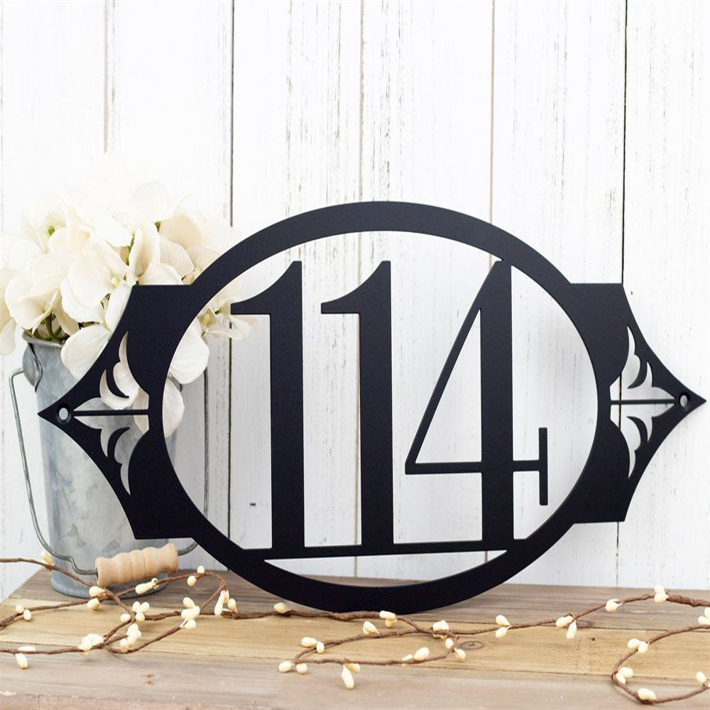 Custom Metal Address Sign Custom Street Address Sign Metal House Numbers Address Plaque Address Sign For House