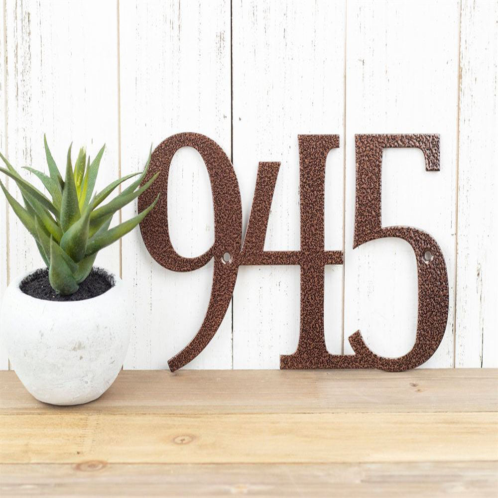 Custom Metal Address Sign For House Address Plaque Front Porch Decor Metal Signs Metal Address Numbers