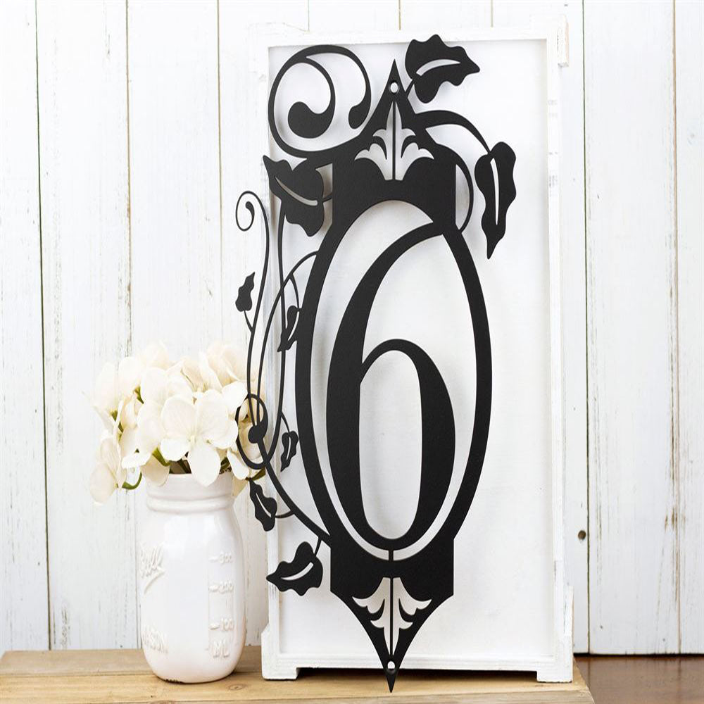 Custom Metal Address Sign, Last Name Letter Address Sign, Metal Address Sign, Outdoor Sign, Address Plaque