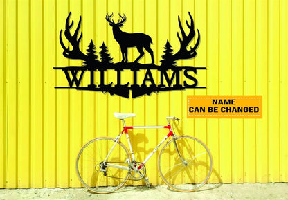 Custom Metal Farm Sign, Deer Hunting Metal Sign, Gift Ideas For Farm Woman, Large Metal Outdoor Signs, Outdoor Metal Sign Frames