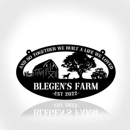 Custom Metal Farm Sign, Dog Rooster Outdoor Farmhouse, Gift Ideas For Farm Woman, Large Metal Outdoor Signs, Outdoor Metal Sign Frames