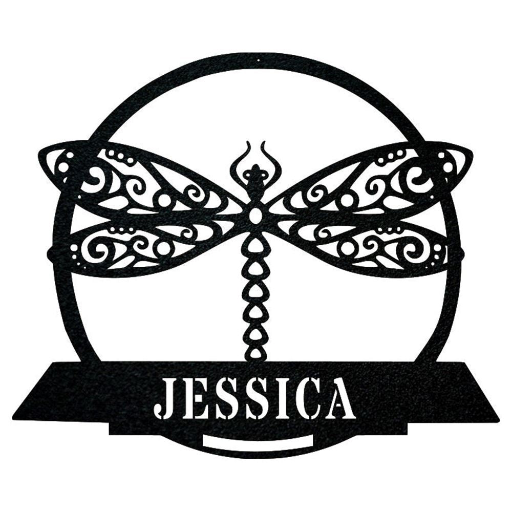 Custom Metal Farm Sign, Dragon Fly Metal Wall Art, Gift Ideas For Farm Woman, Large Metal Outdoor Signs, Outdoor Metal Sign Frames