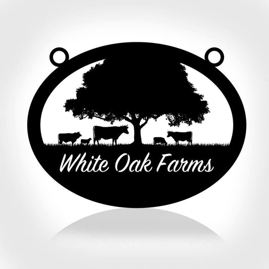 Custom Metal Farm Sign, Farm Cut Metal Sign, Gift Ideas For Farm Woman, Large Metal Outdoor Signs, Outdoor Metal Sign Frames