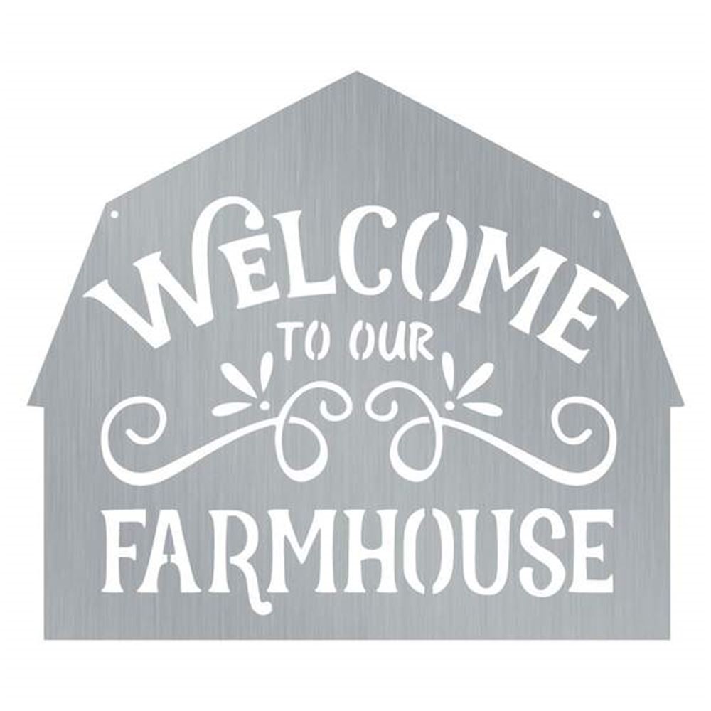 Custom Metal Farm Sign, Farm House Metal Signs, Gift Ideas For Farm Woman, Large Metal Outdoor Signs, Outdoor Metal Sign Frames