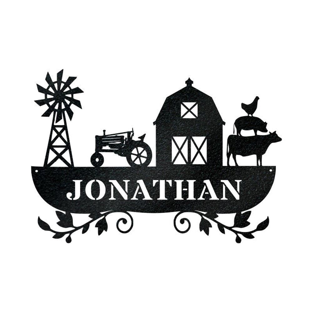 Custom Metal Farm Sign, Farm Life Metal Sign, Gift Ideas For Farm Woman, Large Metal Outdoor Signs, Outdoor Metal Sign Frames