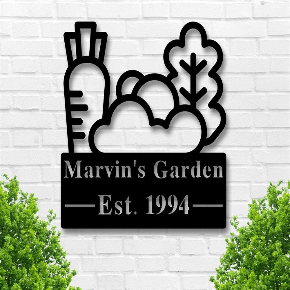 Custom Metal Farm Sign, Garden Sign Metal, Gift Ideas For Farm Woman, Large Metal Outdoor Signs, Outdoor Metal Sign Frames