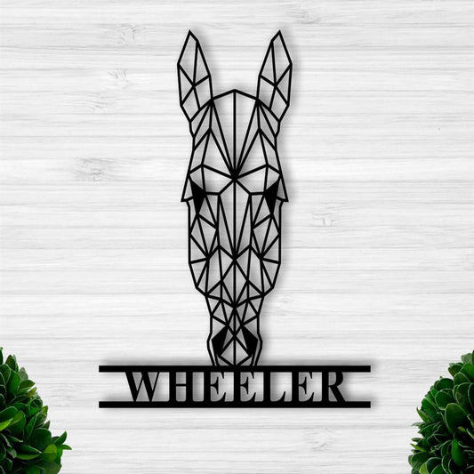 Custom Metal Farm Sign, Horse Farm Metal Sign, Gift Ideas For Farm Woman, Large Metal Outdoor Signs, Outdoor Metal Sign Frames