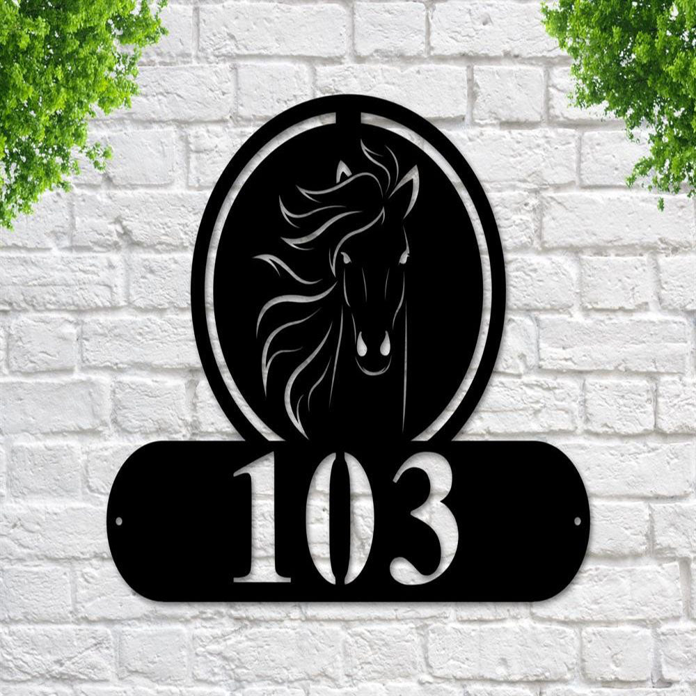 Custom Metal Farm Sign, Horse Metal Sign, Gift Ideas For Farm Woman, Large Metal Outdoor Signs, Outdoor Metal Sign Frames