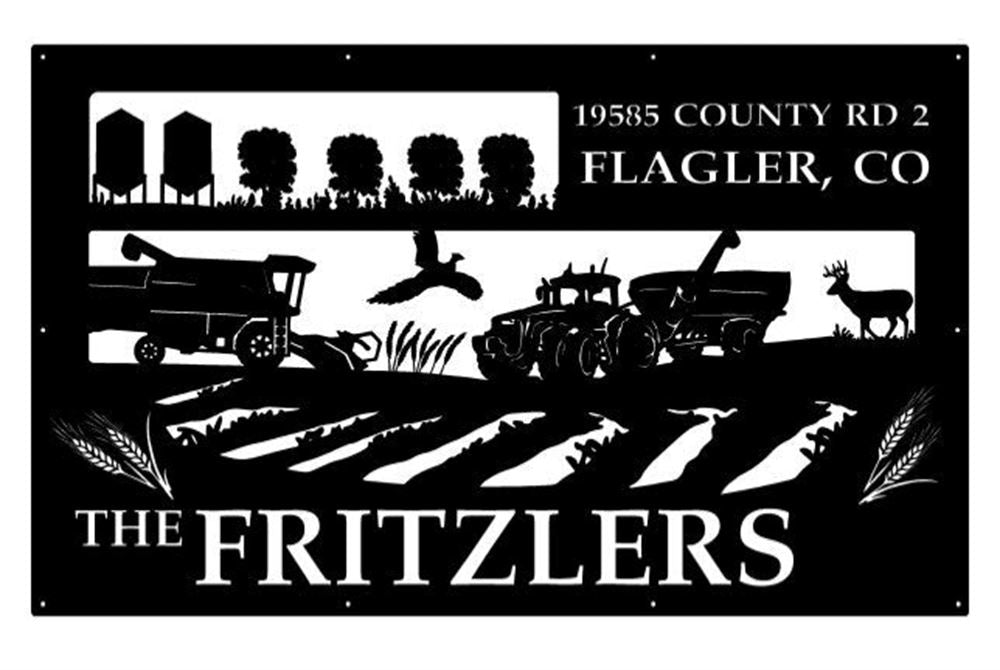 Custom Metal Farm Sign, Huge Metal Farm Sign, Gift Ideas For Farm Woman, Large Metal Outdoor Signs, Outdoor Metal Sign Frames