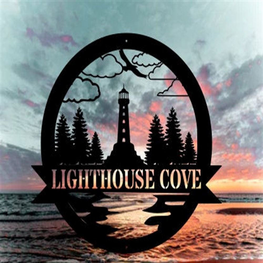 Custom Metal Farm Sign, Lighthouse Metal Sign, Gift Ideas For Farm Wom ...