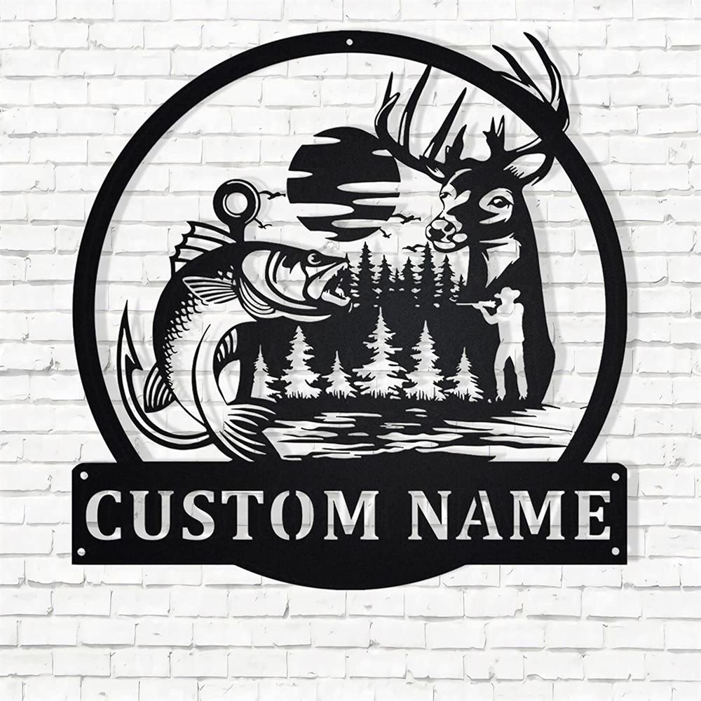 Custom Metal Farm Sign, Outdoor Hunting Metal Wall Art, Gift Ideas For Farm Woman, Large Metal Outdoor Signs, Outdoor Metal Sign Frames