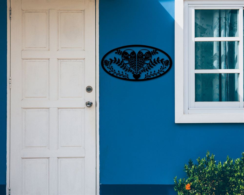 Custom Metal Farm Sign, Owl Decor, Gift Ideas For Farm Woman, Large Metal Outdoor Signs, Outdoor Metal Sign Frames