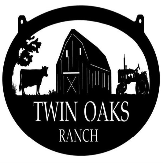 Custom Metal Farm Sign, Small Metal Farm Sign, Gift Ideas For Farm Woman, Large Metal Outdoor Signs, Outdoor Metal Sign Frames