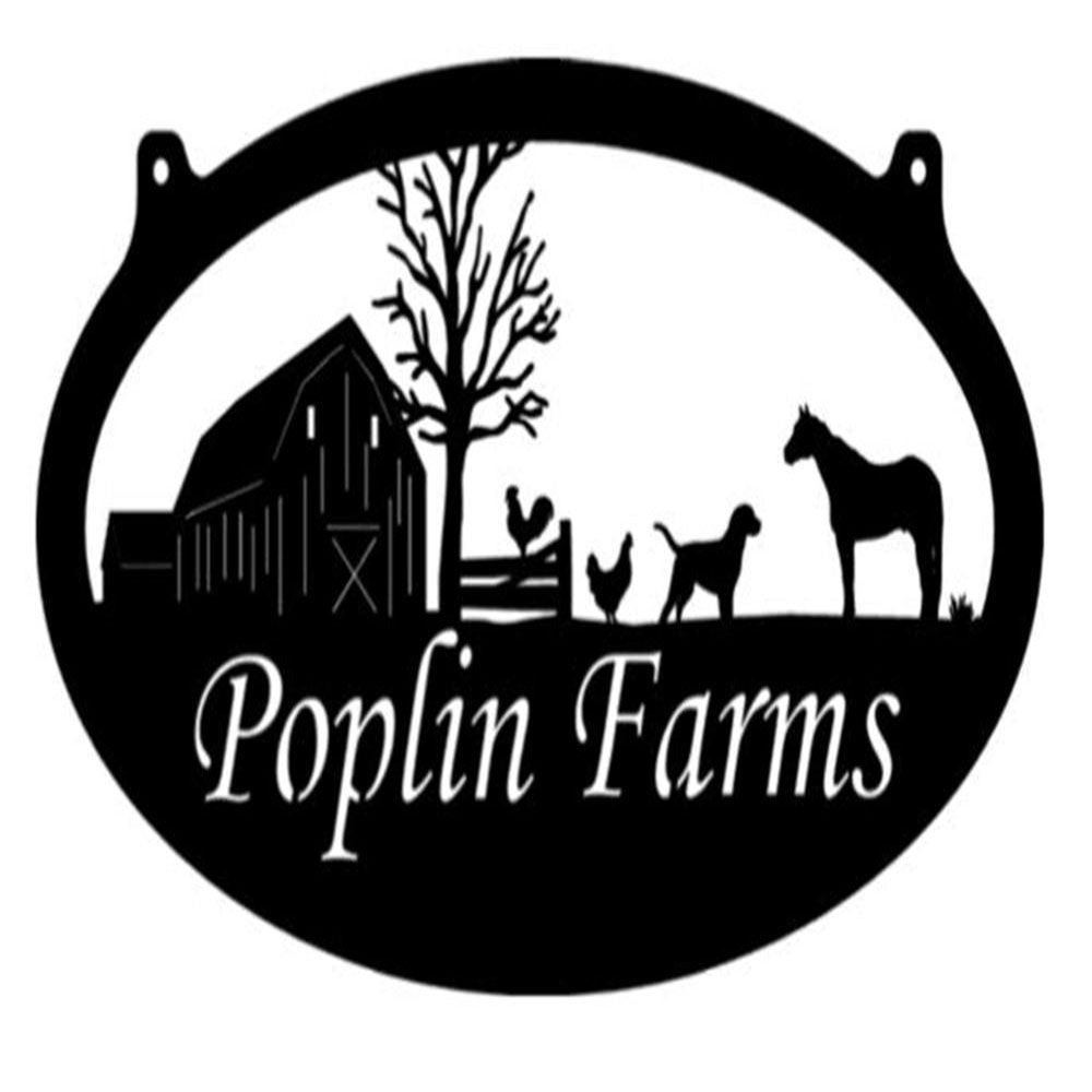 Custom Metal Farm Sign,chickenhorse Lab Metal Sign, Gift Ideas For Farm Woman, Large Metal Outdoor Signs, Outdoor Metal Sign Frames