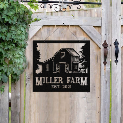 Custom Metal Farm Signs, Barn Outdoor Farmhouse, Gift Ideas For Farm Woman, Large Metal Outdoor Signs, Outdoor Metal Sign Frames