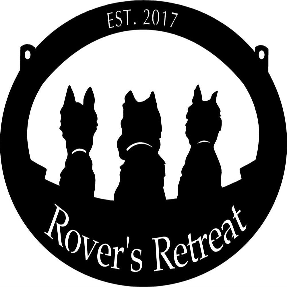 Custom Metal Sign, Adorable Dog Silhouettes Metal Sign, Anniversary Gift, Dog House Sign, Outdoor Sign, Home Decor Sign