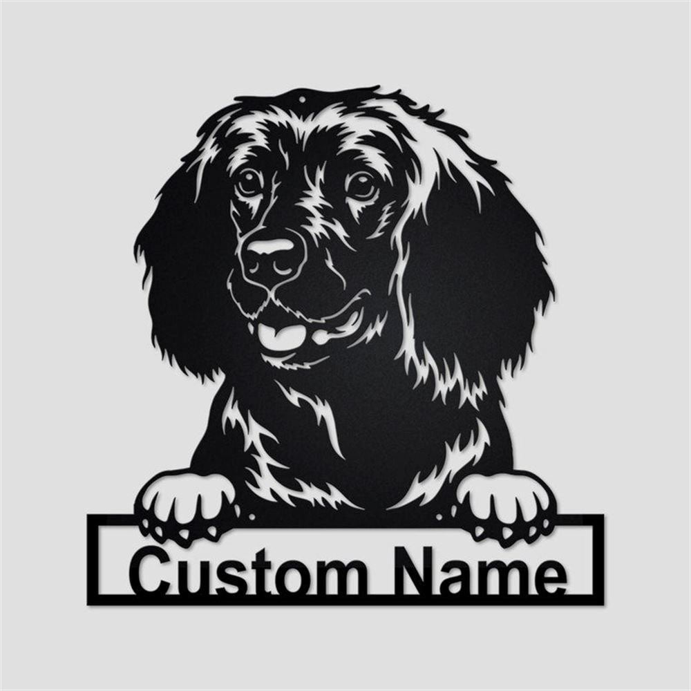 Custom Metal Sign, American Water Spaniel Metal Sign, Anniversary Gift, Dog House Sign, Dog Wall Art, Outdoor Sign, Home Decor Sign