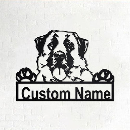 Custom Metal Sign, Anatolian Shepherd Metal Sign, Anniversary Gift, Dog House Sign, Dog Wall Art, Outdoor Sign, Home Decor Sign