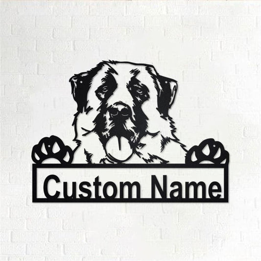 Custom Metal Sign, Anatolian Shepherd Metal Sign, Anniversary Gift, Dog House Sign, Dog Wall Art, Outdoor Sign, Home Decor Sign