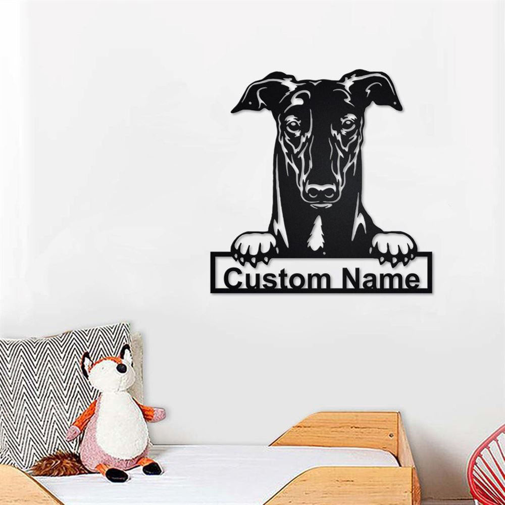 Custom Metal Sign, Australian Hound Metal Signs, Anniversary Gift, Dog House Sign, Dog Wall Art, Outdoor Sign, Home Decor Sign