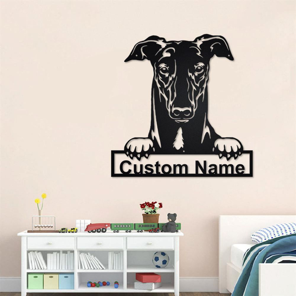 Custom Metal Sign, Australian Hound Metal Signs, Anniversary Gift, Dog House Sign, Dog Wall Art, Outdoor Sign, Home Decor Sign