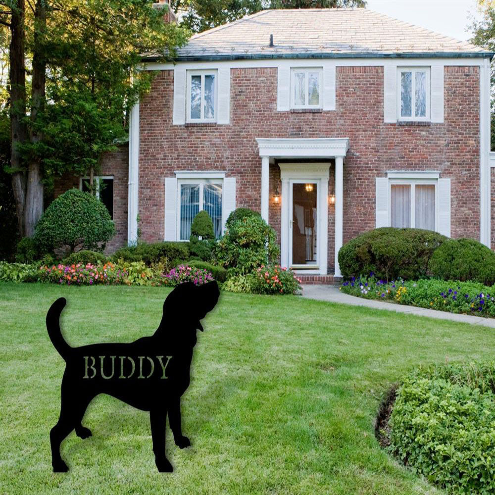 Custom Metal Sign, Beagle Metal Sign, Anniversary Gift, Dog House Sign, Dog Wall Art, Outdoor Sign, Home Decor Sign