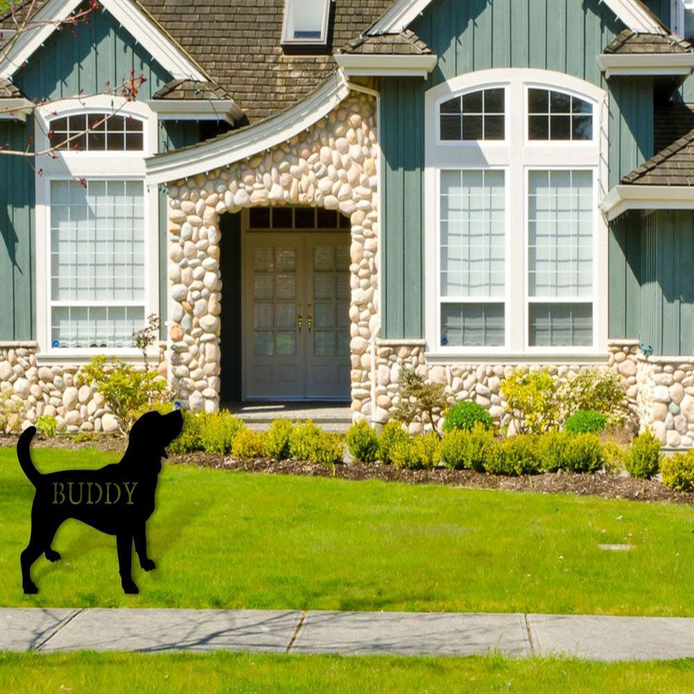 Custom Metal Sign, Beagle Metal Sign, Anniversary Gift, Dog House Sign, Dog Wall Art, Outdoor Sign, Home Decor Sign