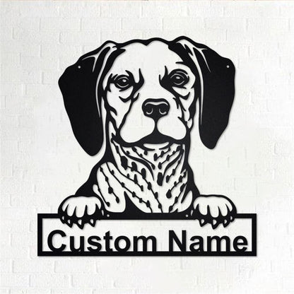 Custom Metal Sign, Belgian Brakk Metal Sign, Anniversary Gift, Dog House Sign, Dog Wall Art, Outdoor Sign, Home Decor Sign