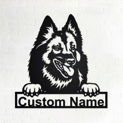 Custom Metal Sign, Belgian Tervuren Metal Sign, Anniversary Gift, Dog House Sign, Dog Wall Art, Outdoor Sign, Home Decor Sign
