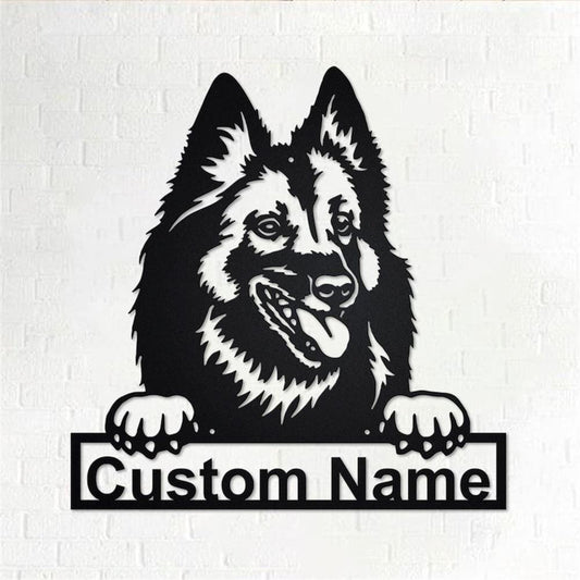 Custom Metal Sign, Belgian Tervuren Metal Sign, Anniversary Gift, Dog House Sign, Dog Wall Art, Outdoor Sign, Home Decor Sign