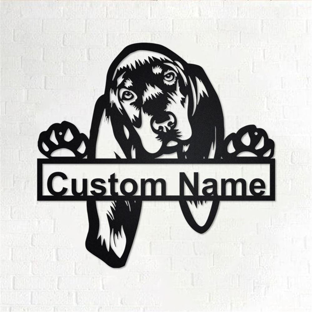 Custom Metal Sign, Black And Tan Metal Sign, Anniversary Gift, Dog House Sign, Dog Wall Art, Outdoor Sign, Home Decor Sign