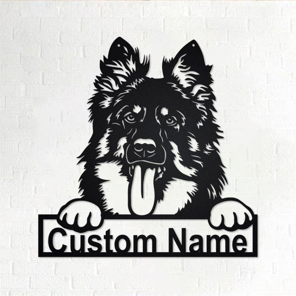 Custom Metal Sign, Bohemian Shepherd Metal Sign, Anniversary Gift, Dog House Sign, Dog Wall Art, Outdoor Sign, Home Decor Sign