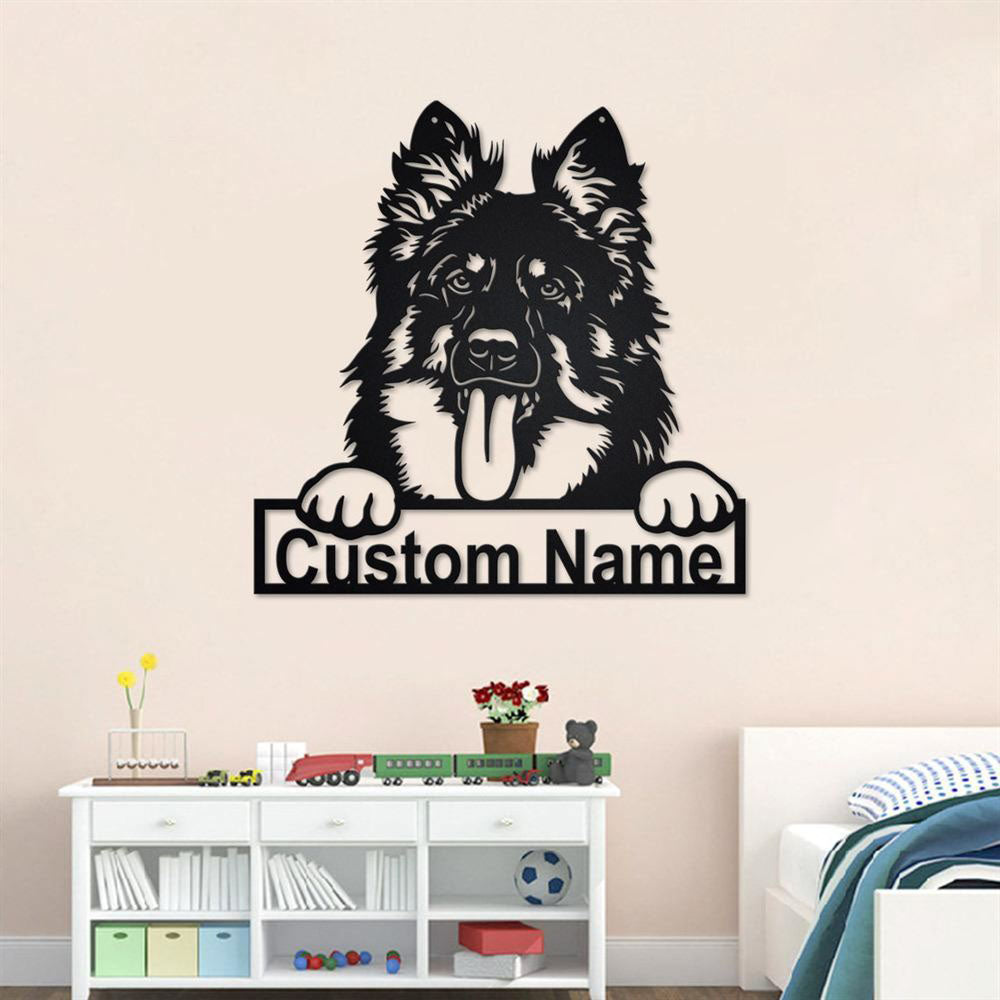 Custom Metal Sign, Bohemian Shepherd Metal Sign, Anniversary Gift, Dog House Sign, Dog Wall Art, Outdoor Sign, Home Decor Sign