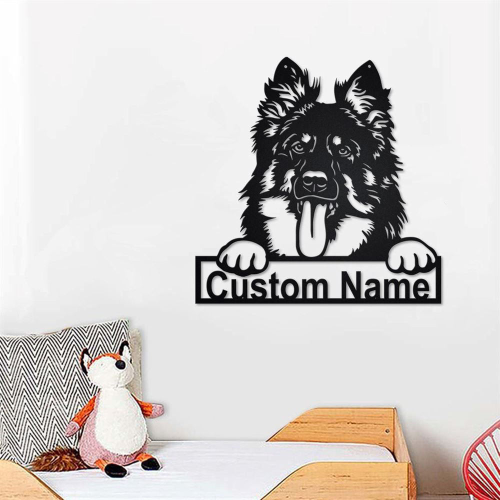 Custom Metal Sign, Bohemian Shepherd Metal Sign, Anniversary Gift, Dog House Sign, Dog Wall Art, Outdoor Sign, Home Decor Sign