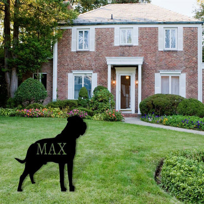 Custom Metal Sign, Bullmastiff Dog Metal Sign, Anniversary Gift, Dog House Sign, Dog Wall Art, Outdoor Sign, Home Decor Sign