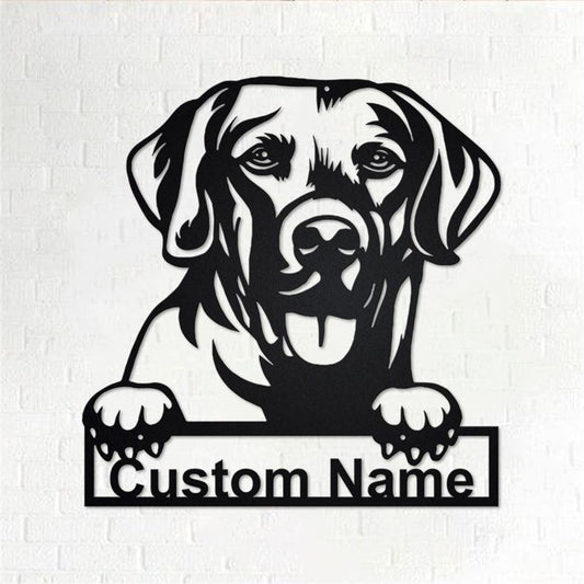 Custom Metal Sign, Chesapeake Bay Retriever Metal Sign, Anniversary Gift, Dog House Sign, Dog Wall Art, Outdoor Sign, Home Decor Sign