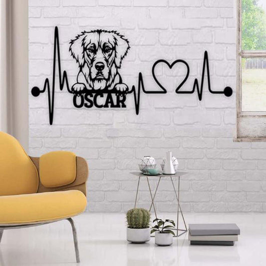 Custom Metal Sign, Dog Lovers Metal Sign, Anniversary Gift, Dog House Sign, Dog Wall Art, Outdoor Sign, Home Decor Sign