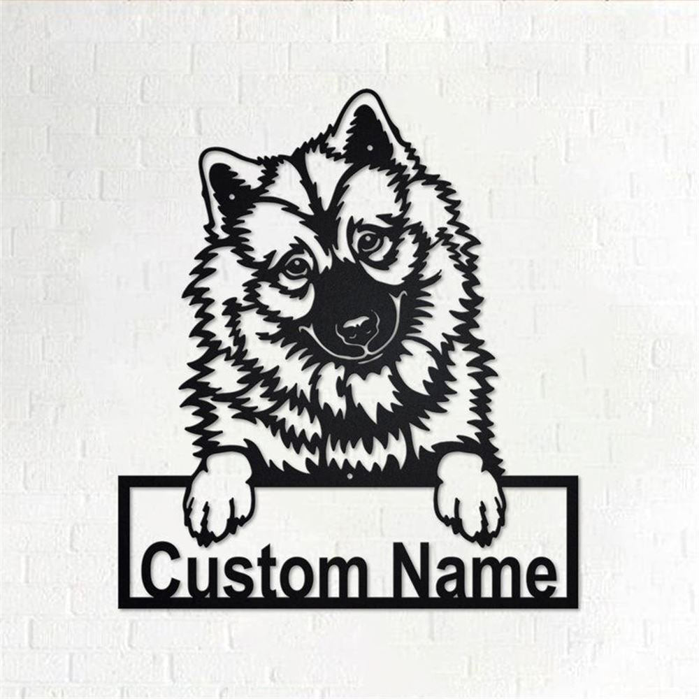 Custom Metal Sign, Eurasier Metal Sign, Anniversary Gift, Dog House Sign, Dog Wall Art, Outdoor Sign, Home Decor Sign