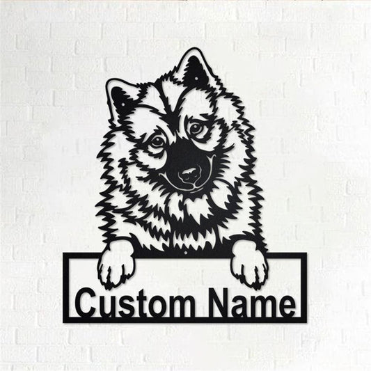 Custom Metal Sign, Eurasier Metal Sign, Anniversary Gift, Dog House Sign, Dog Wall Art, Outdoor Sign, Home Decor Sign