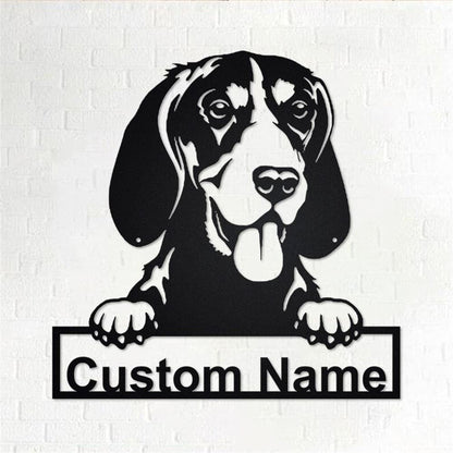 Custom Metal Sign, Gordon Setter Dog Metal Sign, Anniversary Gift, Dog House Sign, Dog Wall Art, Outdoor Sign, Home Decor Sign