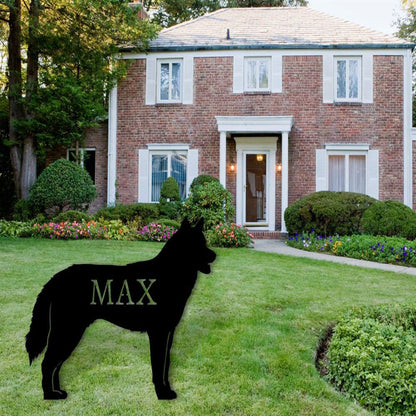 Custom Metal Sign, Husky Dog Metal Sign, Anniversary Gift, Dog House Sign, Dog Wall Art, Outdoor Sign, Home Decor Sign