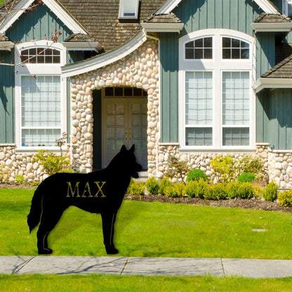 Custom Metal Sign, Husky Dog Metal Sign, Anniversary Gift, Dog House Sign, Dog Wall Art, Outdoor Sign, Home Decor Sign