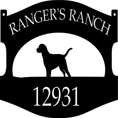 Custom Metal Sign, Metal Lab Dog Sign, Anniversary Gift, Dog House Sign, Dog Wall Art, Outdoor Sign, Home Decor Sign