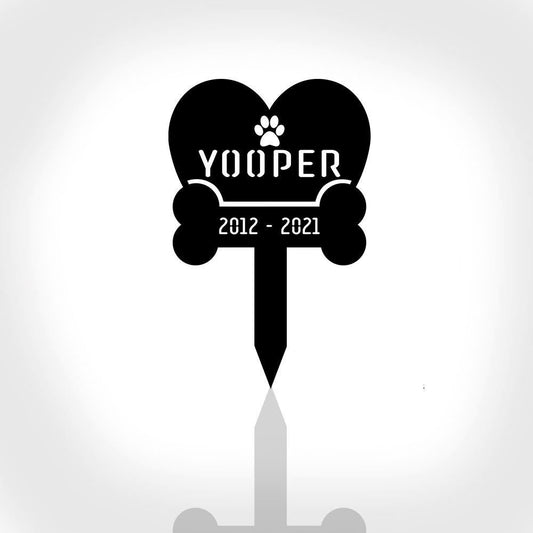 Custom Metal Sign, Pet Memorial Metal Sign, Anniversary Gift, Dog House Sign, Dog Wall Art, Outdoor Sign, Home Decor Sign