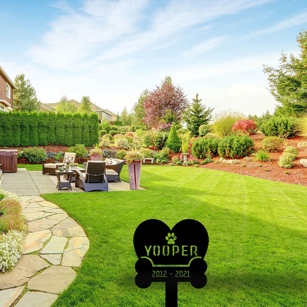 Custom Metal Sign, Pet Memorial Metal Sign, Anniversary Gift, Dog House Sign, Dog Wall Art, Outdoor Sign, Home Decor Sign