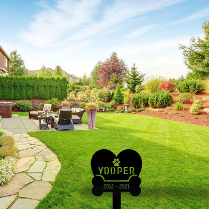 Custom Metal Sign, Pet Memorial Metal Sign, Anniversary Gift, Dog House Sign, Dog Wall Art, Outdoor Sign, Home Decor Sign