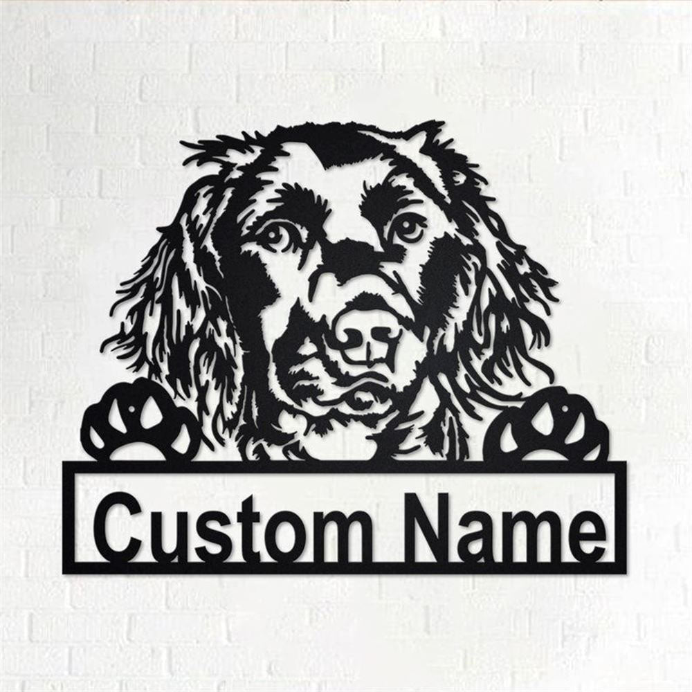 Custom Metal Sign, Scotia Duck Tolling Dog Metal Sign, Anniversary Gift, Dog House Sign, Dog Wall Art, Outdoor Sign, Home Decor Sign